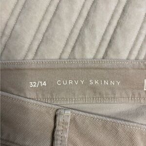 Ann Taylor Loft corduroys. Size 14 tan.